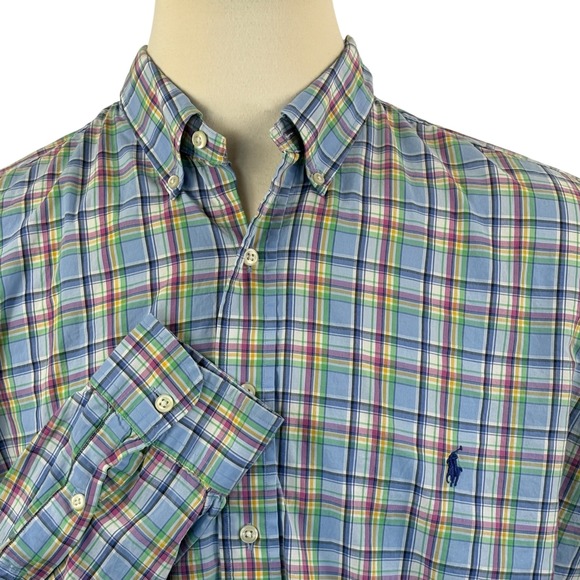Ralph Lauren Other - Ralph Lauren Mens XLT Tall‎ Classic Fit Multicolor Plaid Button Down Shirt